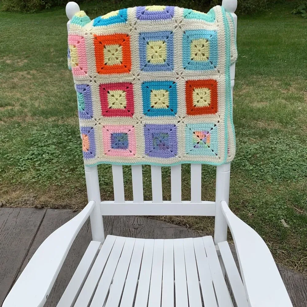 Handmade granny square